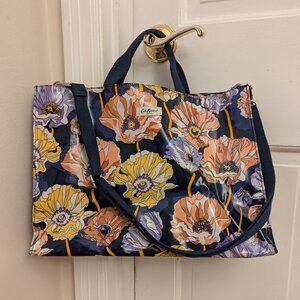 Cath Kidston Summer Poppy oilcloth carryall